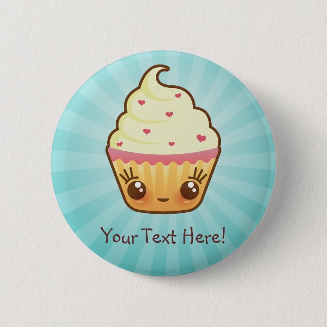 Badge Rond 5 Cm Pin de CuppyCakes (Devant)