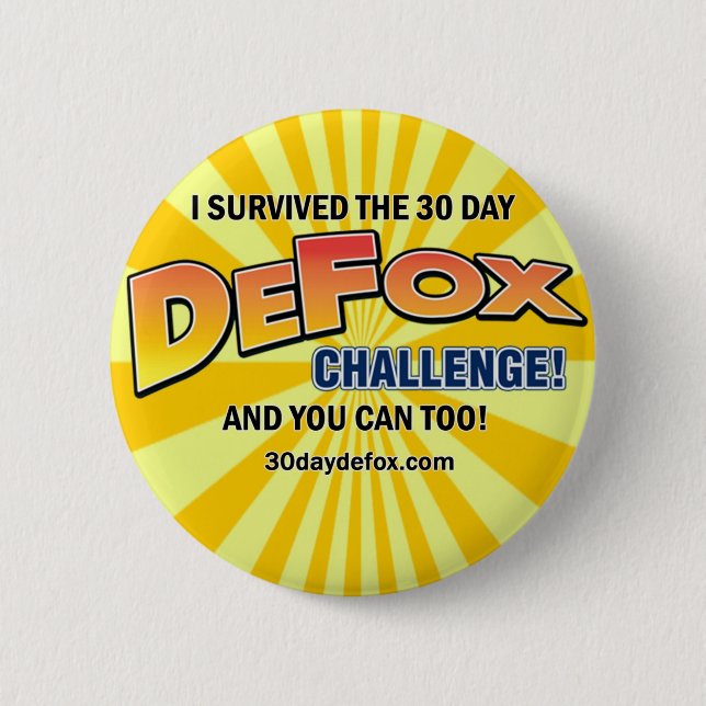 Badge Rond 5 Cm Pin de DeFox (Devant)