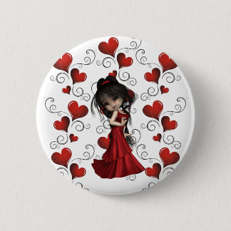 Badge Rond 5 Cm Pin de diva
