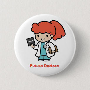 Badge Rond 5 Cm Pin de docteur