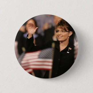 Badge Rond 5 Cm Pin de drapeau de Sarah Palin