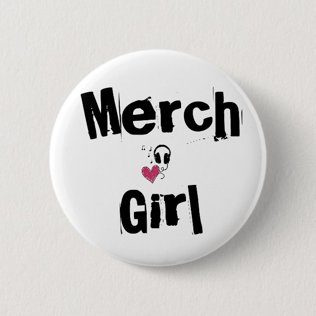 Badge Rond 5 Cm Pin de fille de Merch (Devant)