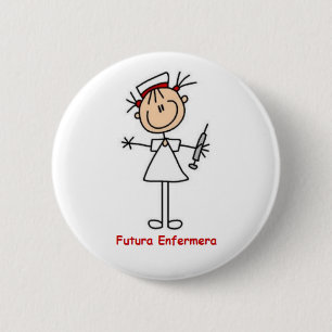 Badge Rond 5 Cm Pin de futur infirmier