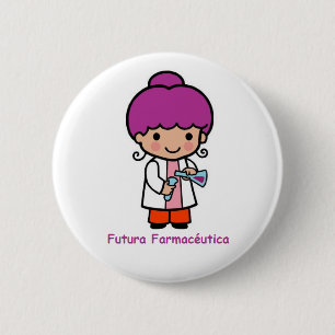 Badge Rond 5 Cm Pin de futur pharmacien