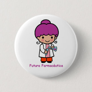 Badge Rond 5 Cm Pin de futur pharmacien
