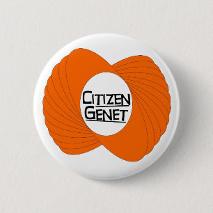 Badge Rond 5 Cm Pin de Genet de citoyen