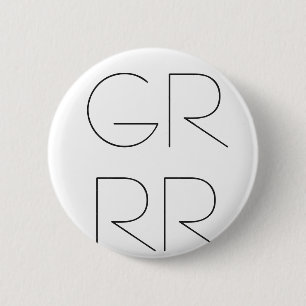 BADGE ROND 5 CM PIN DE "GRRR"