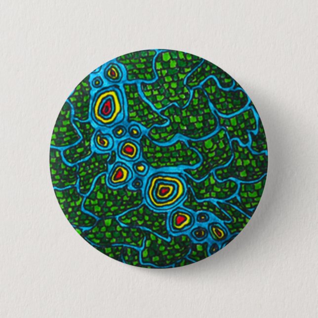 Badge Rond 5 Cm Pin de Gwana (Devant)