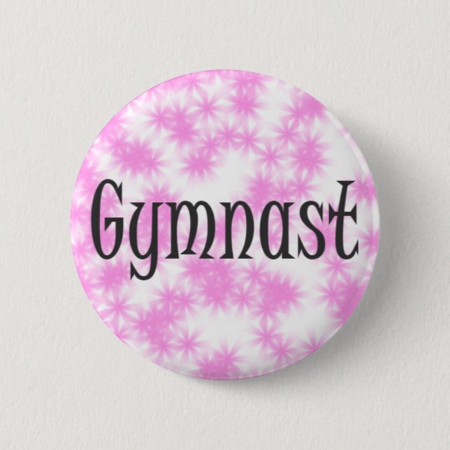 Badge Rond 5 Cm Pin de gymnaste (Devant)