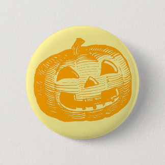 Badge Rond 5 Cm Pin de Halloween Jack-o'-lantern