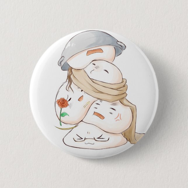 Badge Rond 5 Cm Pin de Hetalia Mochi (Devant)