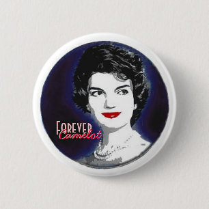 Badge Rond 5 Cm Pin de Jackie Kennedy