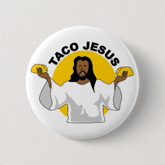 Badge Rond 5 Cm Pin de Jésus de taco