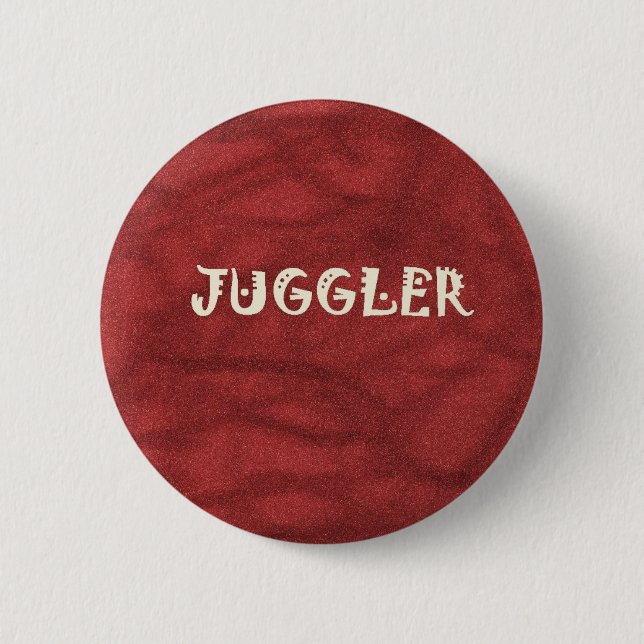 Badge Rond 5 Cm Pin de jongleur ou bouton (Devant)