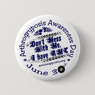 Badge Rond 5 Cm Pin de jour de conscience d'AMC