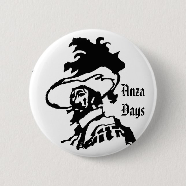 Badge Rond 5 Cm Pin de jours d'Anza (Devant)