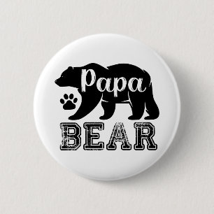 BADGE ROND 5 CM PIN DE L'OURS DE PAPA