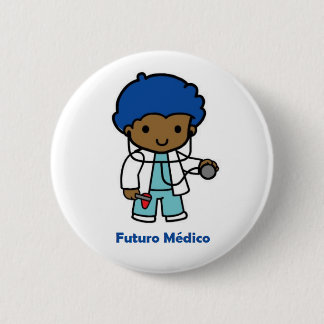 Badge Rond 5 Cm Pin de médecin