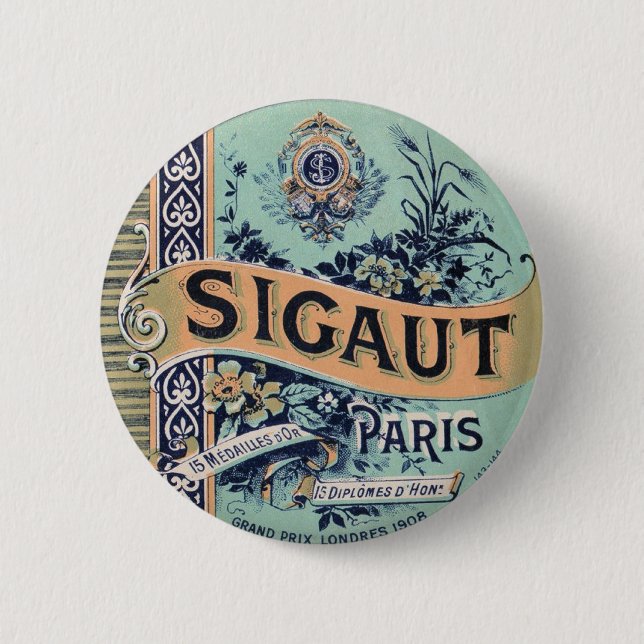 Badge Rond 5 Cm Pin de Paris (Devant)