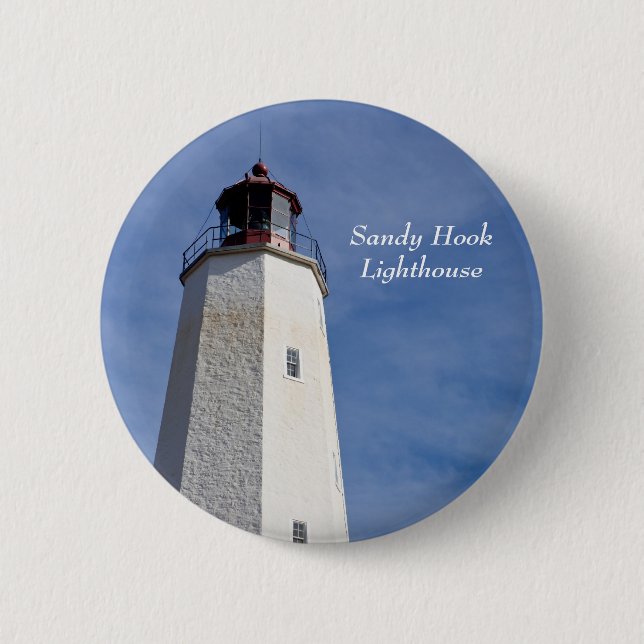 Badge Rond 5 Cm Pin de phare de crochet de Sandy (Devant)