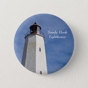 Badge Rond 5 Cm Pin de phare de crochet de Sandy