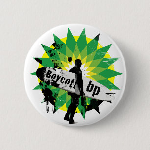 Badge Rond 5 Cm Pin de point d'ébullition de boycott