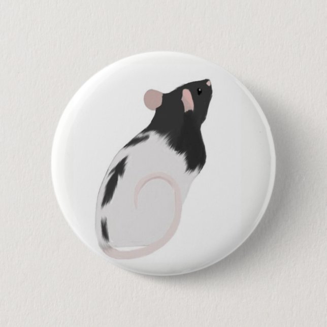 Badge Rond 5 Cm Pin de rat (Devant)