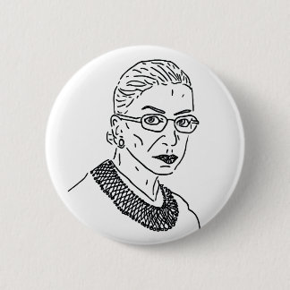 Badge Rond 5 Cm Pin de Ruth Bader Ginsburg RBG