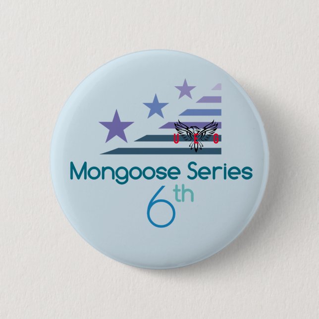 Badge Rond 5 Cm Pin de série de mangouste (Devant)