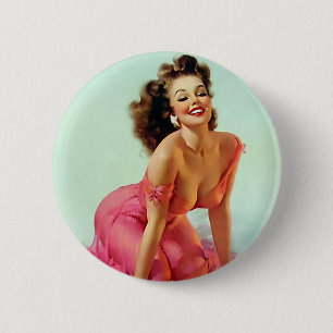 Badge Rond 5 Cm Pin de sourire