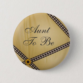 Badge Rond 5 Cm Pin de tante To Be Bumble Bee