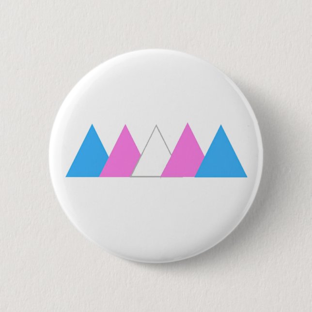 Badge Rond 5 Cm Pin de triangle de fierté de transport (Devant)