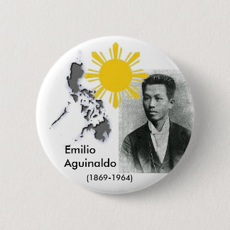 Badge Rond 5 Cm Pin d'Emilio Aguinaldo