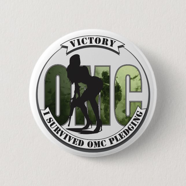 Badge Rond 5 Cm Pin d'engagement d'OMC (Devant)