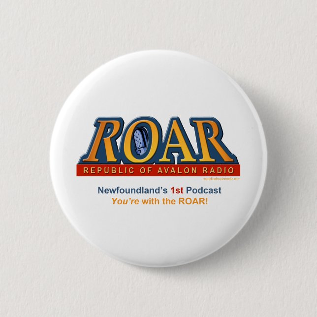 BADGE ROND 5 CM PIN D'HURLEMENT (Devant)