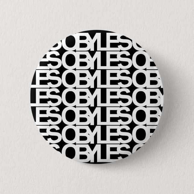 Badge Rond 5 Cm Pin d'OBYLES (Devant)