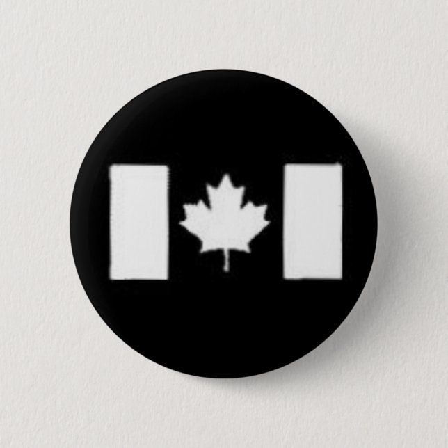 Badge Rond 5 Cm Pin du Canada (Devant)