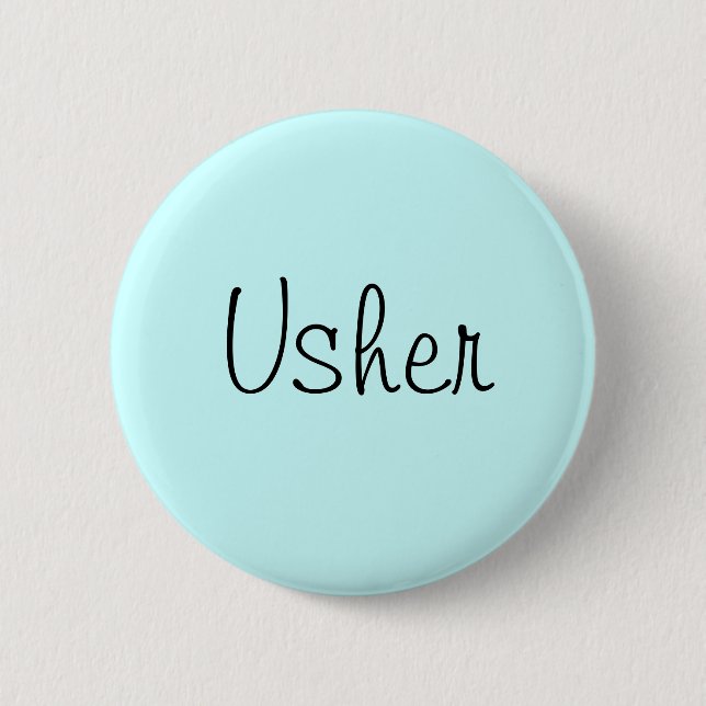 Badge Rond 5 Cm Pin d'Usher (Devant)
