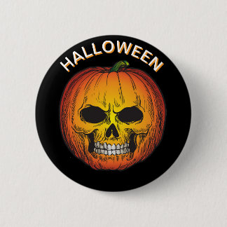 BADGE ROND 5 CM PIN HALLOWEEN