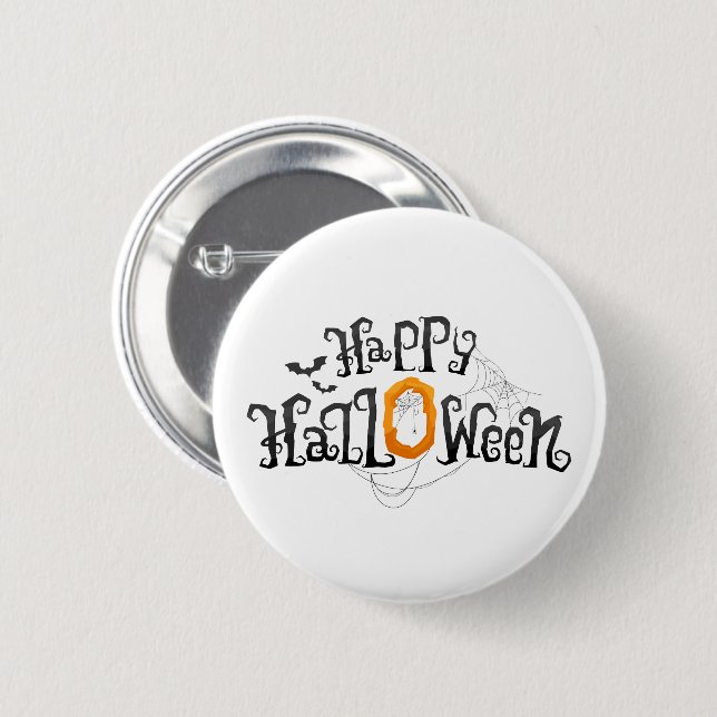 Badge Rond 5 Cm Pin Halloween (Devant & derrière)