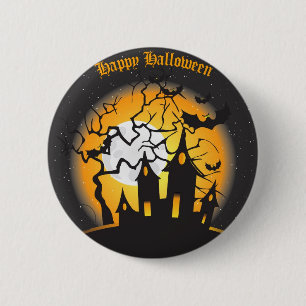 Badge Rond 5 Cm Pin heureux de Halloween