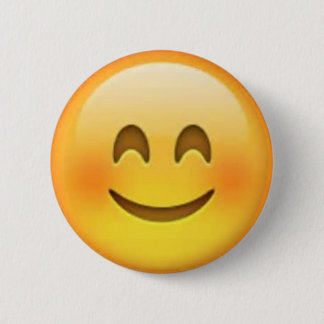 Badge Rond 5 Cm Pin heureux d'Emoji