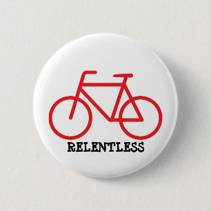 BADGE ROND 5 CM PIN IMPLACABLE DE VÉLO