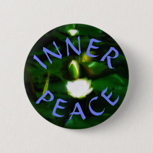 Badge Rond 5 Cm PIN INTÉRIEUR de la PAIX 1NEW