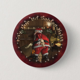 Badge Rond 5 Cm Pin le chiot sur des faveurs de jeu de fête de