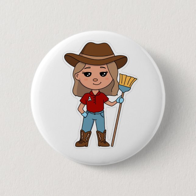 Badge Rond 5 Cm Pin Maddog (Devant)