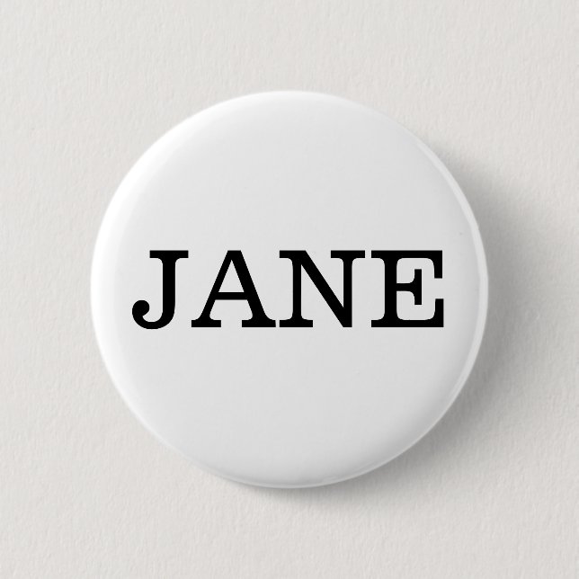 Badge Rond 5 Cm Pin Nom PERSONNALISÉ (Devant)