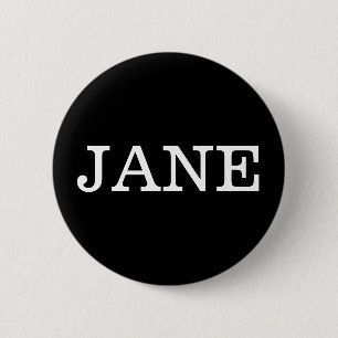 Badge Rond 5 Cm Pin Nom PERSONNALISÉ
