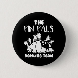 Badge Rond 5 Cm Pin Pals Team Bowling