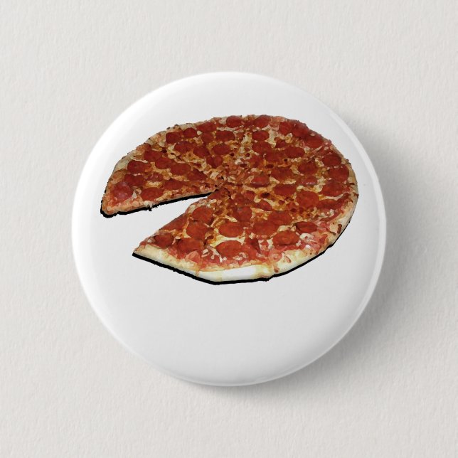Badge Rond 5 Cm Pin personnalisable de pizza (Devant)